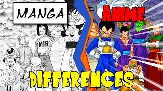Dragon Ball Z (ANIME vs MANGA) Differences/DBZ/DBS/  #dbz #dbs #anime @ShibuDBZ