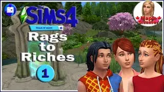 Sims 4:  Rags to Riches: Realm of Magic Edition Pt 1: Intro
