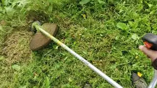 Brushcutter Stihl FS250 fast powerful POV cutting /кошение