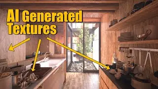 This AI Can Generate Any 4k Textures From Your Command For V-Ray 3dsmax Rendering