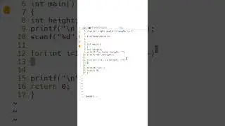 #43 Learn C Programming : how to print right angle triangle | patterns | CppBuzz.com