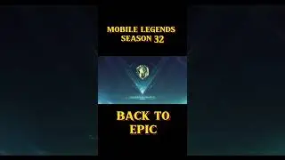 Mlbb season 32 mythic back to epic #mobilelegends #gaming #shorts