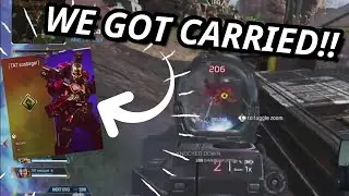 GOT CARRIED BY OUR SUBSCRIBER!!! APEX LEGENDS SEASON 8