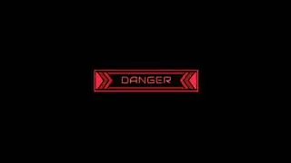 Danger HUD VFX Animited Video Black Screen Effect