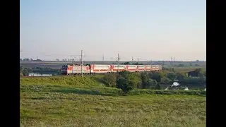 Двухэтажный поезд № 278 Санкт-Петербург - Анапа