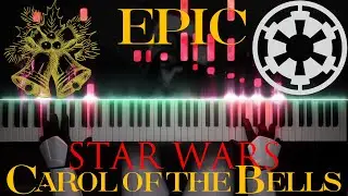 Imperial March - Carol of the Bells | EPIC STAR WARS (Piano Cover) [Intermediate]