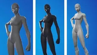 COMO DEIXAR A SKIN DA HEROÍNA TODA PRETA, BRANCA OU CINZA, ATUALIZADO 2023 - Fortnite: battle royale
