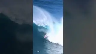 PE'AHI DEEPEST PADDLE IN BARREL EVER - BILLY KEMPER #Shorts