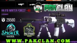 Modern Strike Online HK416 Winter Forest Full Upgrade 2020