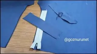 Patletli fermuar dikimi