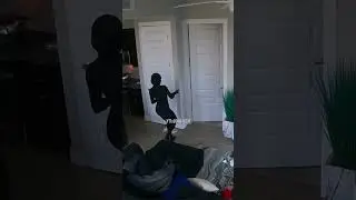 SCARING HIM WHEN HE THINKS HES HOME ALONE💀🏠 #quiandken #shorts