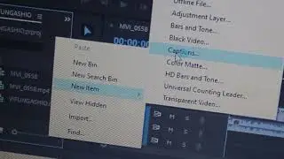 How to Add Subtitles Using Adobe premiere cc