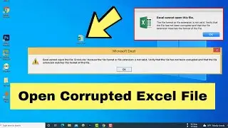 Excel cannot open the file 