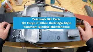 Telemark Ski Tech | G3 & Other Telemark Cartridge-Style Binding Maintenence