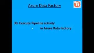 30. Execute Pipeline Activity in Azure Data Factory | Azure Data Factory Tutorial | TechTake