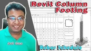 Revit Column, Footing & Reinforcement Rebar Schedule in Professional & Easy Way | Tutorial Bee IT