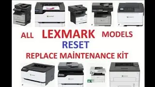 All Lexmark Maintenance Kit Error Reset mx511 mx711 ms510 ms410 ms810 b2236 mx321 T650 solution fix