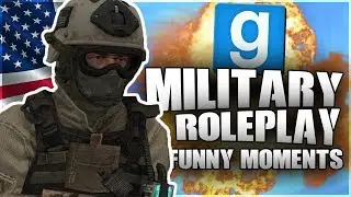 EPIC JOINS THE ARMY + FUNNY DRUNK MAJOR! (GMOD MILITARY RP FUNNY MOMENTS!)