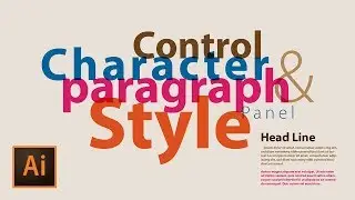 Illustrator Character & paragraph styles panels - Typography Mastery