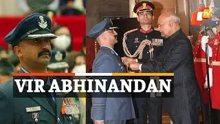 Watch: Abhinandan Varthaman Who Shot Down Pak F-16 receive Vir Chakra | OTV News