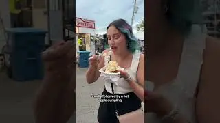 Fair food has me in a chokehold 🍟🍦🥡🍧🌽 #everythingiate #whatieat #foodreview #review #shorts