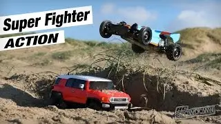 [RC Car] Can't stop bashing - Tamiya Super Fighter Beach Action! [DT-02]
