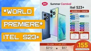 *World Premiere* itel S23+ S23 Plus NFC Smartphone Android 256GB 6.78