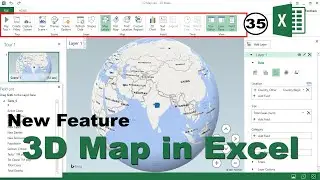 Use 3D Maps in Excel - Create Beautiful Map Charts - How to Make a 3D Map in Excel –Tutorial Hindi