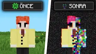 Minecraft ama GLITCH.EXE Gizeminin Hikayesi...