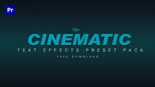 Premiere Pro Text Animation | Premiere Pro Text Effects | Text Animation Premiere Pro