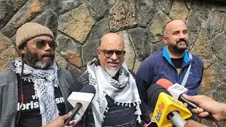 Rencontre entre les membres de Rezistans ek Alternativ et les leaders de l'alliance de l'opposition