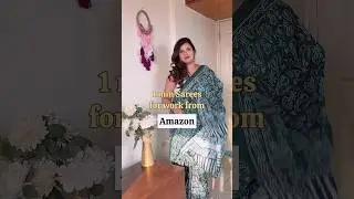 1 minute Workwear Saree from Amazon | Amazon Sarees Haul #amazonfinds #saree #fashion