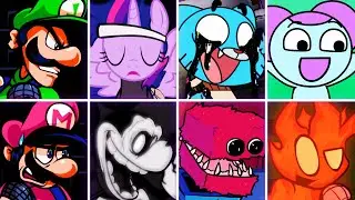 OH GOD NO but Every Turn a Different Character Sings 🎤 (FNF OH GOD NO) 🎶