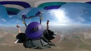 360° GoPro Fusion Wingsuit Jump