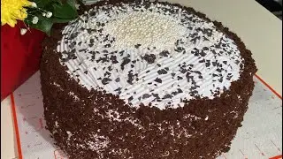 Превосходный Торт ПРЕЛЕСТЬ, плюс рецепт СМЕТАННЫЙ КРЕМ