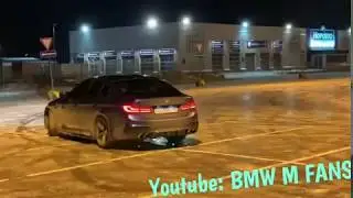 BMW M5 f90 COMPETITION snow drift , acropovich
