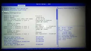 Set DDR4 RAM memory to 3200 MHz for intel i7-11800H  i5-11400H HM570 MAXSUN chinese motherboard BIOS