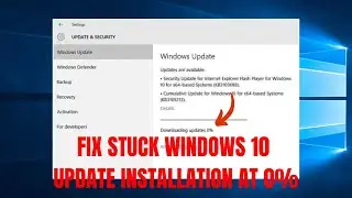 How to Fix Windows 10 Update Stuck at 0% | Fast & Easy Solution (2025)