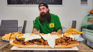 THIS CHALLENGE HAS BEEN FAILED 50 TIMES | CONNOR'S 'LOZZA SANDWICH' CHALLENGE | BeardMeatsFood