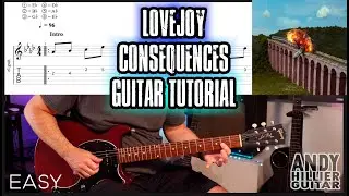 How to play Lovejoy - Consequences Guitar Tutorial