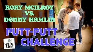 Rory McIlroy versus Denny Hamlin in Mini Golf Battle + Exploring The Puttery
