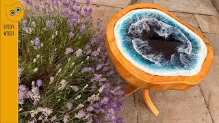 Seascape Resin Table with amazing depth – Totally Unique! 🌊🌊