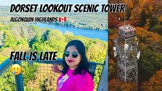 Dorset lookout Tower 2024 | Algonquin highlands | No Fall colours | September 27 #autumn #travel