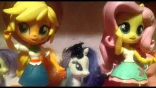 Вечеринка пони  МЕГА стопмоушен игрушками mlp EG Minis