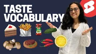 Food Taste 👅 Vocabulary | English Speaking Practice - Ananya 