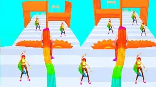 Hair Challenge game !! Hair challenge gameplay iOS & android  part #2