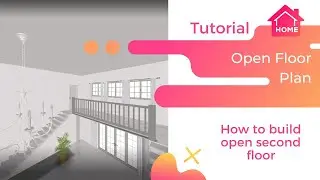 How to create open plan house in Room Planner (speed design, advanced)