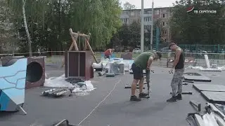 В Серпухове продолжается модернизация детских площадок