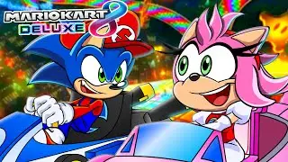 🌟 Let's RACE! - Sonic & Amy VS FANS in Mario Kart 8 Deluxe!