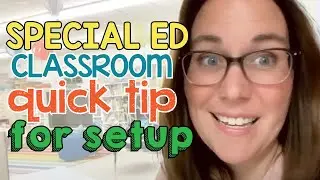 Quick Tip for Classroom Set Up